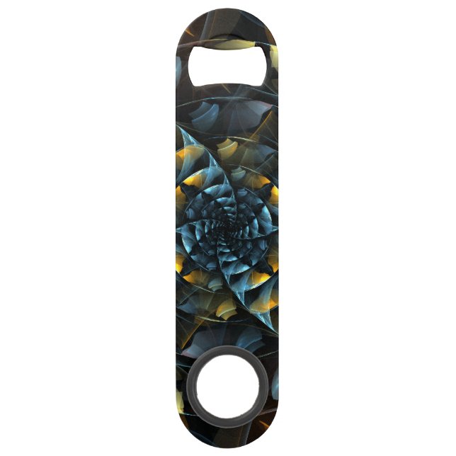 Pinwheel Abstract Art Speed Bottle Opener (Front)
