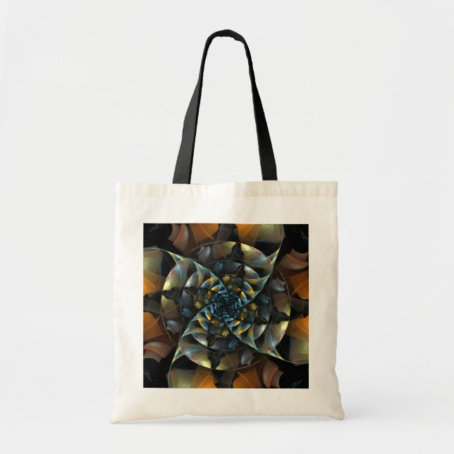 Pinwheel Abstract Art Tote Bag (Front)