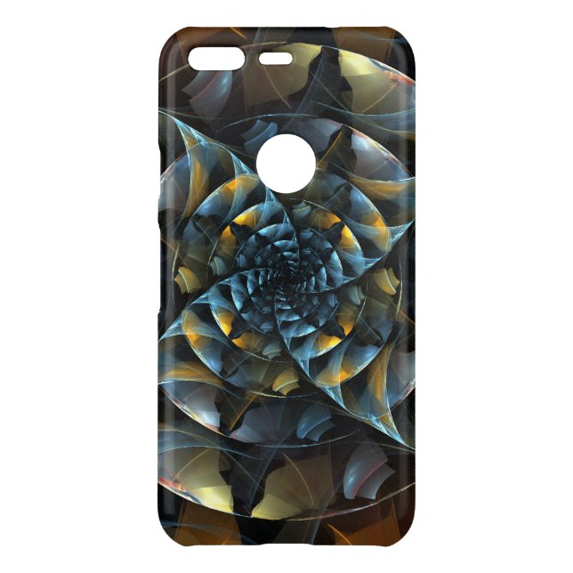 Pinwheel Abstract Art Uncommon Google Pixel Case (Back)