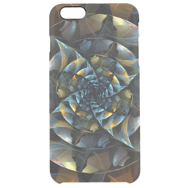 Pinwheel Abstract Art Uncommon iPhone Case (Back)
