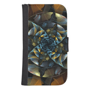Pinwheel Abstract Art Wallet Case