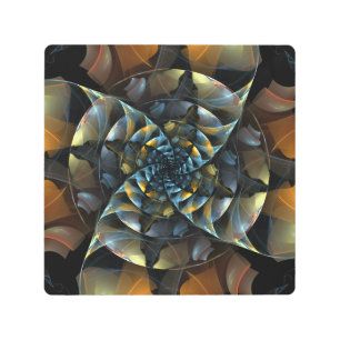 Pinwheel Abstract Metal Wall Art