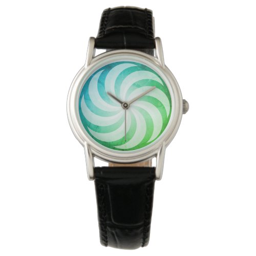 Pinwheel Blue Green Watch