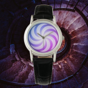 Pinwheel Blue Purple Watch