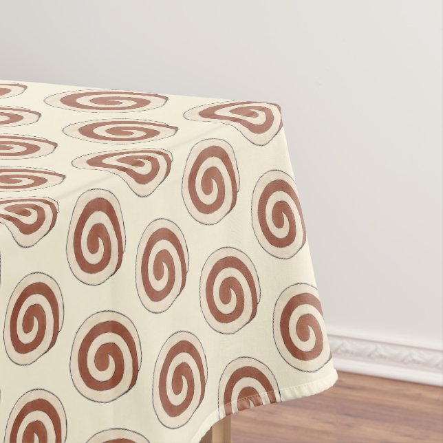 Pinwheel Chocolate Vanilla Sugar Cookies Bake Sale Tablecloth (In Situ)
