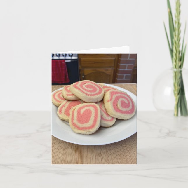 Pinwheel Cookies Thank You Card (Front)