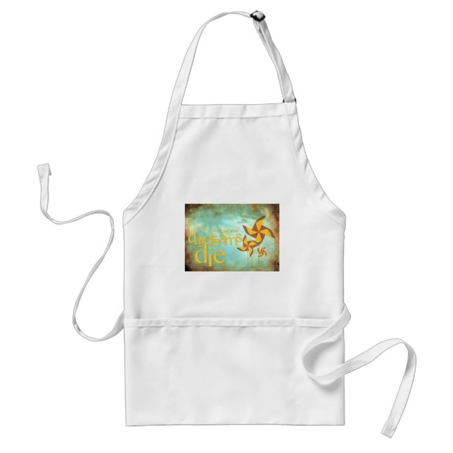 pinwheel daydreams adult apron (Front)