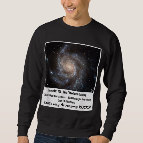 Pinwheel Galaxy Hubble Telescope Pictures Astronom Sweatshirt