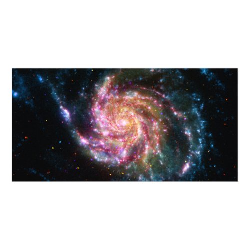 Pinwheel Galaxy Spiral Space Card