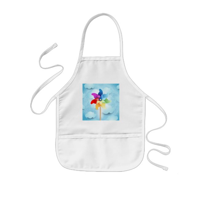 Pinwheel Kids' Apron (Front)