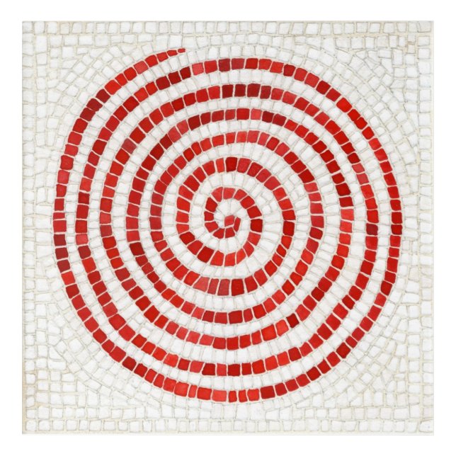 PINWHEEL MOSAIC 12x12 Acrylic Wall Art (Front)