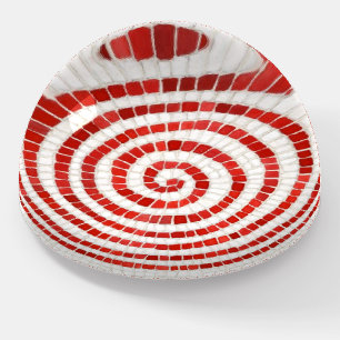 PINWHEEL MOSAIC Dome Paperweight