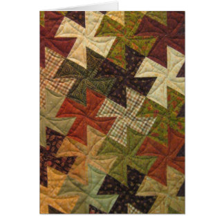 Pinwheel Quilt Blank Card