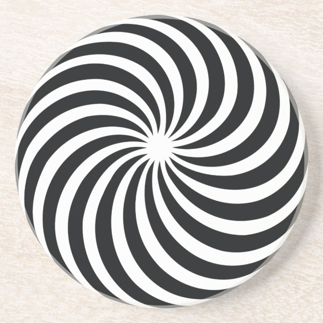 Pinwheel Sandstone Coaster (Front)