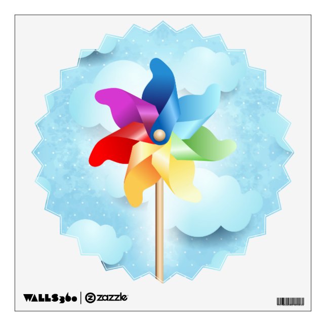 Pinwheel Wall Decal (Front)