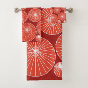 Pinwheels  bath towel set