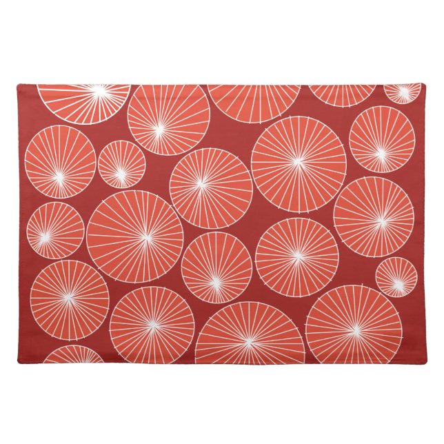 Pinwheels  cloth placemat (Front)