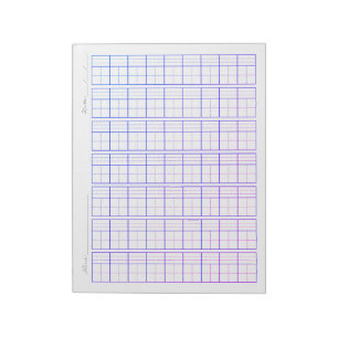 Pinyin Tianzi Grid Paper, Chinese Writing Practice Notepad