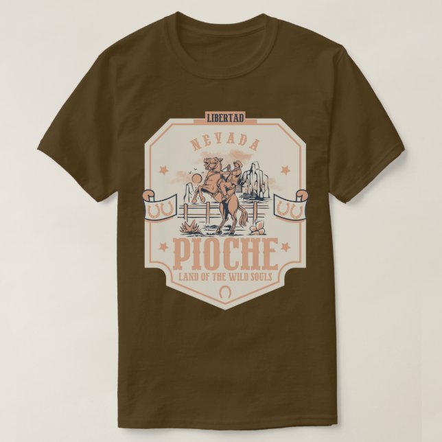 Pioche Nevada wild west town 1 T-Shirt (Design Front)