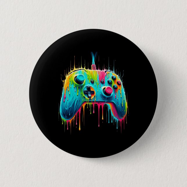Pion For Gaming Gamer Graphic Design  Button (Front)