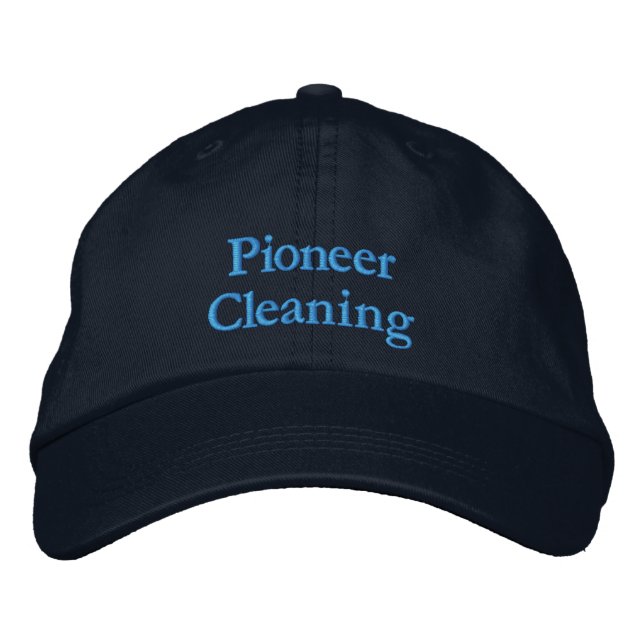 Pioneer Cleaning  Embroidered Baseball Cap (Front)
