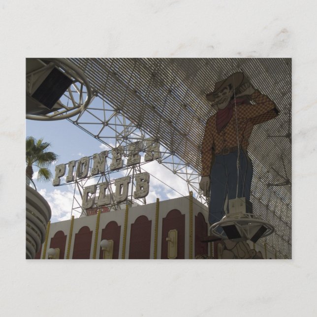 Pioneer Club Las Vegas Photo Postcards (Front)