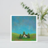 Pioneer house art peaceful landscape painting (Standing Front)