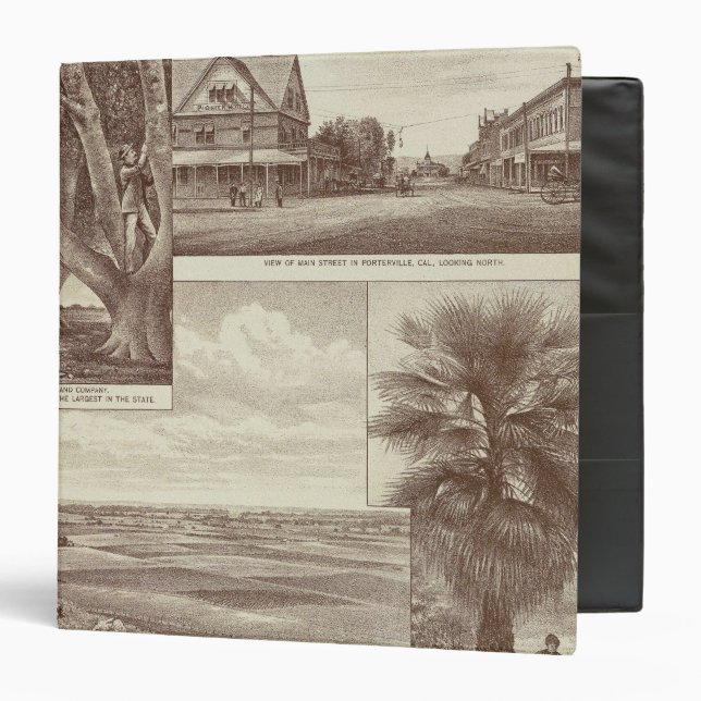 Pioneer Land Co tract, Porterville Binder (Front/Inside)