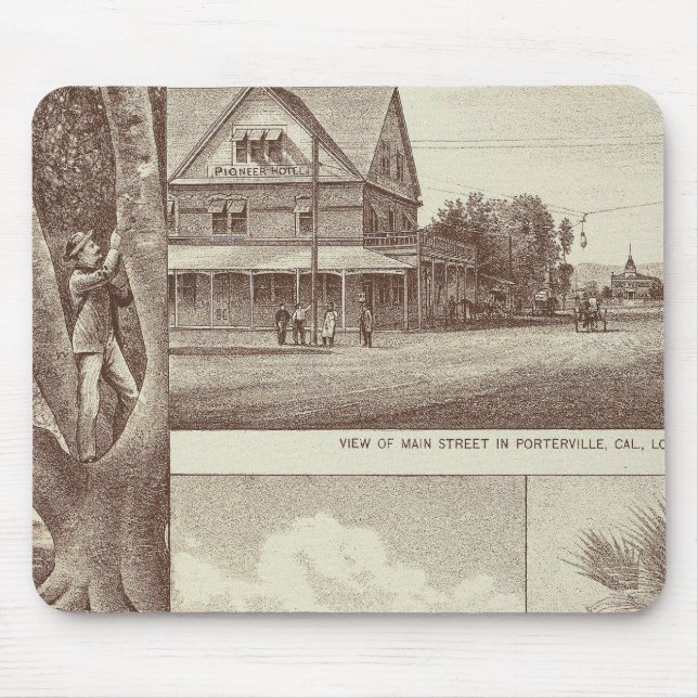 Pioneer Land Co tract, Porterville Mouse Pad (Front)