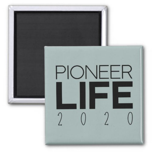 Pioneer Life 2020 Grey Blue Magnet