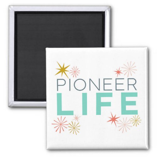 Pioneer Life Sparkly Colorful Magnet