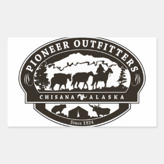 Pioneer Outfitters Logo sticker
