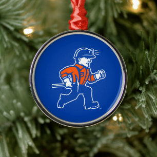 Pioneer Pete Metal Ornament