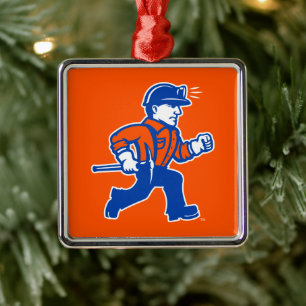 Pioneer Pete Metal Ornament