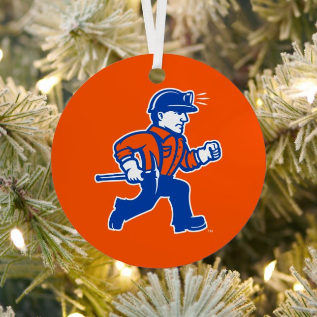 Pioneer Pete Metal Ornament (Insitu)