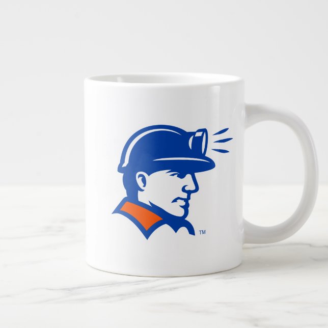 Pioneer Pete Portrait Giant Coffee Mug (Right)