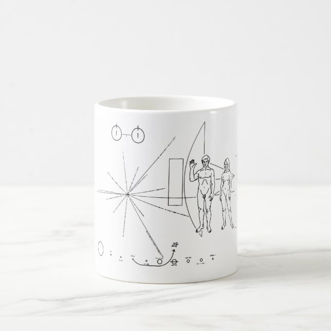 Pioneer Plaque Coffee Mug (Center)