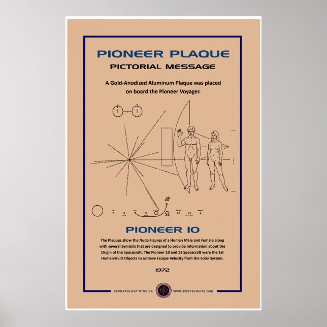 Pioneer Plaque Poster (Front)
