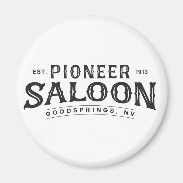 Pioneer Saloon Circular Magnet (Front)