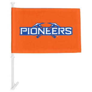 Pioneers Car Flag