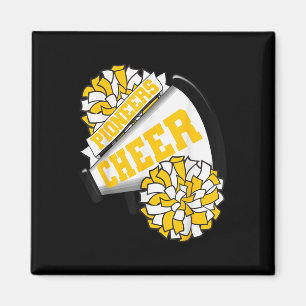 Pioneers Cheer Back To School Cheerleading Spirit Magnet