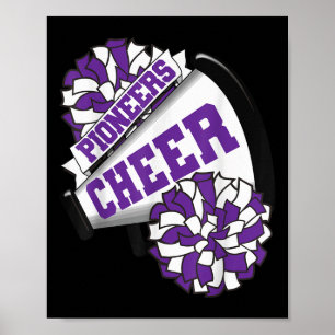 Pioneers Cheer Back To School Cheerleading Spirit  Poster