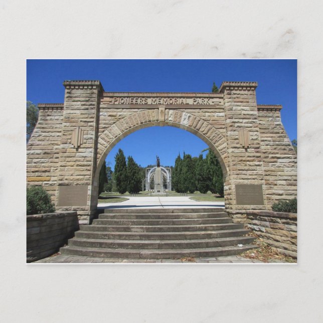 Pioneers Memorial Park in Leichhardt Postcard (Front)