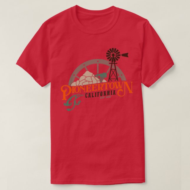 Pioneertown California T-Shirt (Design Front)
