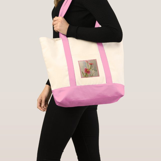 Pionk Daises Tote Bag (Front (Product))