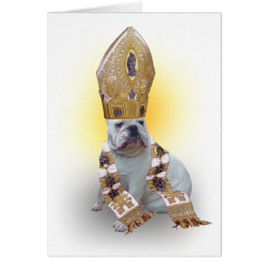 Pious bulldog cards (Front)
