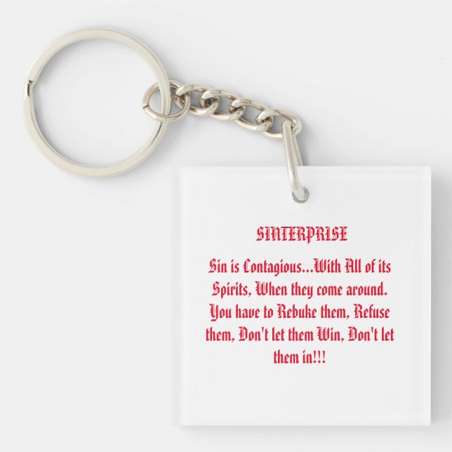 Pious Keychain (Front)
