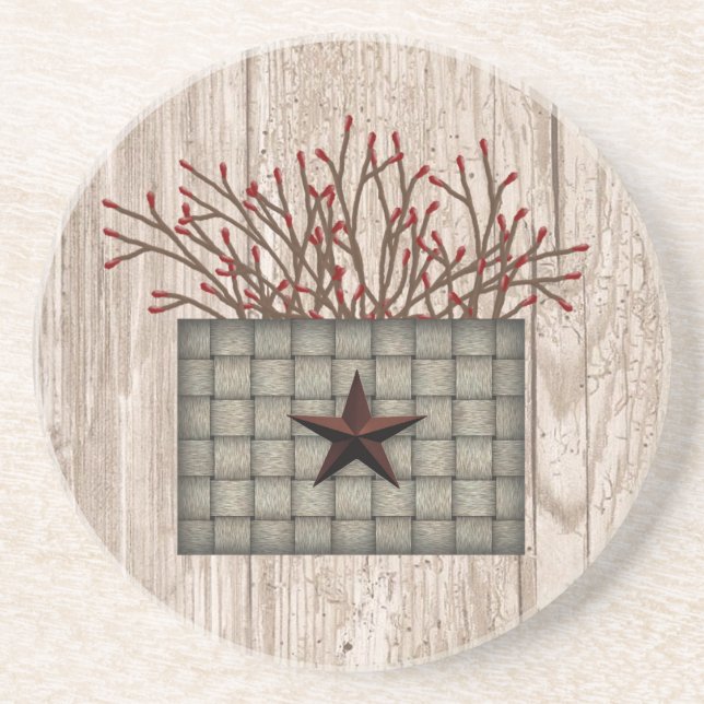 Pip Berry Basket Coaster (Front)