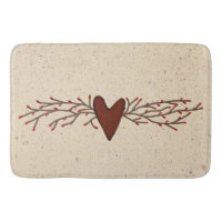 Pip Berry Heart Bath Mat