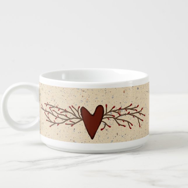 Pip Berry Heart Chili Bowl (Right)